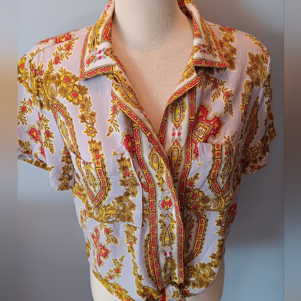 Anthropologie Echarpe blouse - Picture 7 of 12